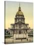 The Dome des Invalides, Paris, France, c.1890-1900-null-Stretched Canvas