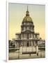 The Dome des Invalides, Paris, France, c.1890-1900-null-Framed Giclee Print