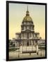 The Dome des Invalides, Paris, France, c.1890-1900-null-Framed Giclee Print