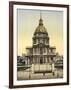 The Dome des Invalides, Paris, France, c.1890-1900-null-Framed Giclee Print