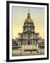 The Dome des Invalides, Paris, France, c.1890-1900-null-Framed Giclee Print