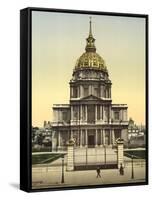 The Dome des Invalides, Paris, France, c.1890-1900-null-Framed Stretched Canvas