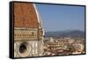 The Dome of Santa Maria Del Fiore and Roof Tops, Florence, Tuscany, Italy, Europe-Simon Montgomery-Framed Stretched Canvas