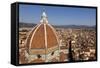 The Dome of Santa Maria Del Fiore and Roof Tops, Florence, Tuscany, Italy, Europe-Simon Montgomery-Framed Stretched Canvas