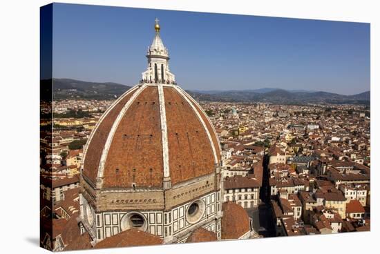 The Dome of Santa Maria Del Fiore and Roof Tops, Florence, Tuscany, Italy, Europe-Simon Montgomery-Stretched Canvas