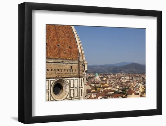 The Dome of Santa Maria Del Fiore and Roof Tops, Florence, Tuscany, Italy, Europe-Simon Montgomery-Framed Photographic Print