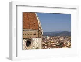 The Dome of Santa Maria Del Fiore and Roof Tops, Florence, Tuscany, Italy, Europe-Simon Montgomery-Framed Photographic Print