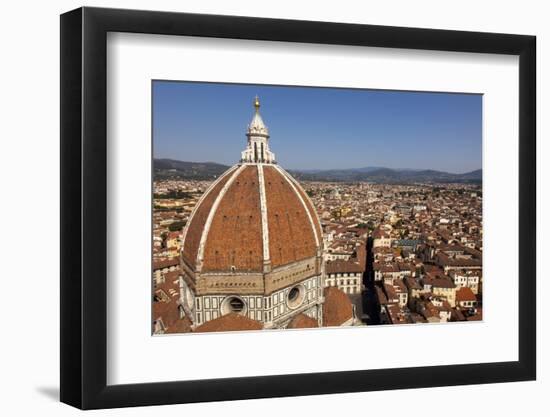 The Dome of Santa Maria Del Fiore and Roof Tops, Florence, Tuscany, Italy, Europe-Simon Montgomery-Framed Photographic Print