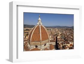 The Dome of Santa Maria Del Fiore and Roof Tops, Florence, Tuscany, Italy, Europe-Simon Montgomery-Framed Photographic Print