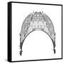 The Dome of St Paul's Cathedral, London, 17th Century-Christopher Wren-Framed Stretched Canvas