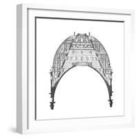 The Dome of St Paul's Cathedral, London, 17th Century-Christopher Wren-Framed Premium Giclee Print