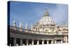 The Dome of St. Peters Basilica, Vatican City, Rome, Lazio, Italy-James Emmerson-Stretched Canvas