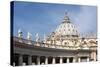The Dome of St. Peters Basilica, Vatican City, Rome, Lazio, Italy-James Emmerson-Stretched Canvas
