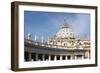 The Dome of St. Peters Basilica, Vatican City, Rome, Lazio, Italy-James Emmerson-Framed Photographic Print