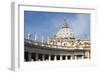 The Dome of St. Peters Basilica, Vatican City, Rome, Lazio, Italy-James Emmerson-Framed Photographic Print