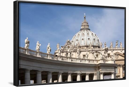 The Dome of St. Peters Basilica, Vatican City, Rome, Lazio, Italy-James Emmerson-Framed Photographic Print