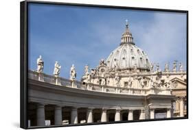 The Dome of St. Peters Basilica, Vatican City, Rome, Lazio, Italy-James Emmerson-Framed Photographic Print