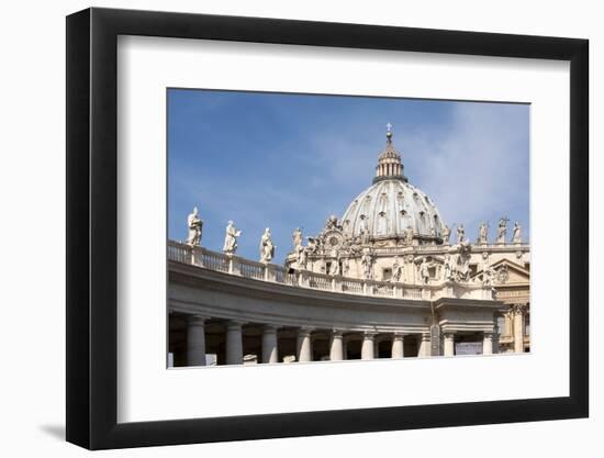 The Dome of St. Peters Basilica, Vatican City, Rome, Lazio, Italy-James Emmerson-Framed Photographic Print