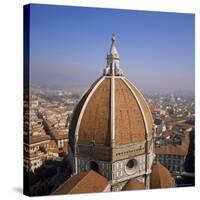 The Dome of the Duomo Santa Maria Del Fiore, Overlooking Florence, Tuscany, Italy-Roy Rainford-Stretched Canvas