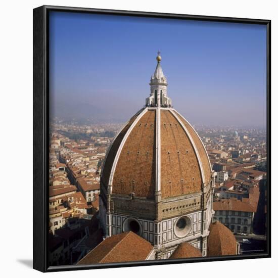 The Dome of the Duomo Santa Maria Del Fiore, Overlooking Florence, Tuscany, Italy-Roy Rainford-Framed Photographic Print