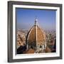 The Dome of the Duomo Santa Maria Del Fiore, Overlooking Florence, Tuscany, Italy-Roy Rainford-Framed Photographic Print