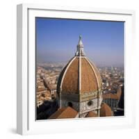 The Dome of the Duomo Santa Maria Del Fiore, Overlooking Florence, Tuscany, Italy-Roy Rainford-Framed Photographic Print