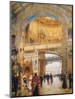 The Dome of the Gallery During the Exhibition of 1889-Louis Beroud-Mounted Giclee Print