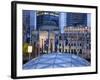 The Dome of the Ice Rink and Vancouver Art Gallery at Night, Robson Square, Downtown, Vancouver, Br-Martin Child-Framed Photographic Print