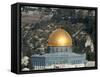 The Dome of the Rock and Mount of Olives, Jerusalem, Israel, Middle East-Godong-Framed Stretched Canvas