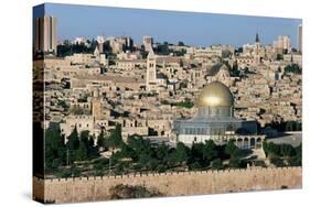 The Dome of the Rock, Built AD 692, and the City Beyond-null-Stretched Canvas