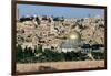 The Dome of the Rock, Built AD 692, and the City Beyond-null-Framed Giclee Print