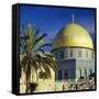 The Dome of the Rock, Muslim Shrine on Temple Mount, Jerusalem, Israel-G Richardson-Framed Stretched Canvas