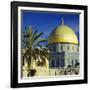 The Dome of the Rock, Muslim Shrine on Temple Mount, Jerusalem, Israel-G Richardson-Framed Photographic Print