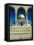 The Dome of the Rock, Temple Mount, Old City, Jerusalem, Israel, Middle East-Sylvain Grandadam-Framed Stretched Canvas