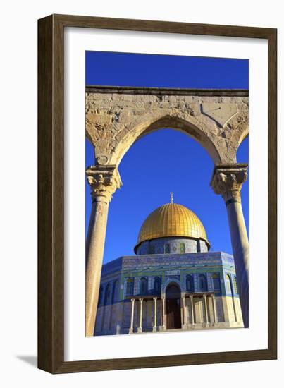 The Dome of the Rock, Temple Mount, UNESCO World Heritage Site, Jerusalem, Israel, Middle East-Neil Farrin-Framed Photographic Print