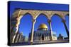 The Dome of the Rock, Temple Mount, UNESCO World Heritage Site, Jerusalem, Israel, Middle East-Neil Farrin-Stretched Canvas