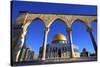 The Dome of the Rock, Temple Mount, UNESCO World Heritage Site, Jerusalem, Israel, Middle East-Neil Farrin-Stretched Canvas