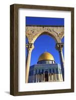 The Dome of the Rock, Temple Mount, UNESCO World Heritage Site, Jerusalem, Israel, Middle East-Neil Farrin-Framed Photographic Print