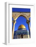 The Dome of the Rock, Temple Mount, UNESCO World Heritage Site, Jerusalem, Israel, Middle East-Neil Farrin-Framed Photographic Print