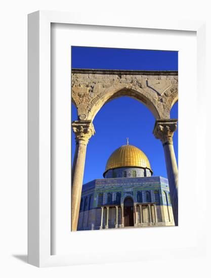 The Dome of the Rock, Temple Mount, UNESCO World Heritage Site, Jerusalem, Israel, Middle East-Neil Farrin-Framed Photographic Print