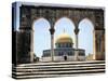 The Dome of the Rock was Built During the Omayyad Caliphate on the Temple Mount in Jerusalem-null-Stretched Canvas