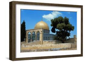 The Dome of the Rock was Built During the Omayyad Caliphate on the Temple Mount in Jerusalem-null-Framed Giclee Print