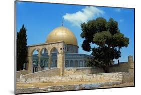 The Dome of the Rock was Built During the Omayyad Caliphate on the Temple Mount in Jerusalem-null-Mounted Giclee Print