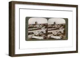 The Dome of the Rock, Where the Temple Alter Stood, Mount Moriah, Jerusalem, Palestine, 1900-Underwood & Underwood-Framed Giclee Print