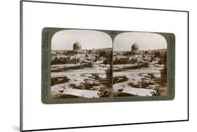 The Dome of the Rock, Where the Temple Alter Stood, Mount Moriah, Jerusalem, Palestine, 1900-Underwood & Underwood-Mounted Giclee Print