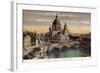 The Dome of the Royal Palace and Friedrichsbrucke in Berlin-null-Framed Photographic Print