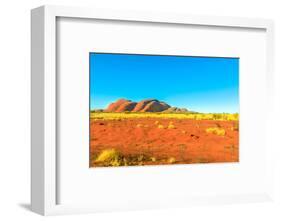 The domed rock formations of Kata Tjuta (Mount Olgas) in Uluru-Kata Tjuta National Park, Australia-Alberto Mazza-Framed Photographic Print