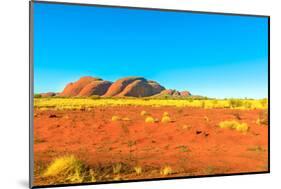 The domed rock formations of Kata Tjuta (Mount Olgas) in Uluru-Kata Tjuta National Park, Australia-Alberto Mazza-Mounted Photographic Print