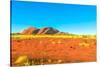 The domed rock formations of Kata Tjuta (Mount Olgas) in Uluru-Kata Tjuta National Park, Australia-Alberto Mazza-Stretched Canvas