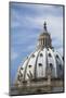 The domed roof of St Peter's Basilica, Vatican City, Rome, Italy.-David Clapp-Mounted Photographic Print